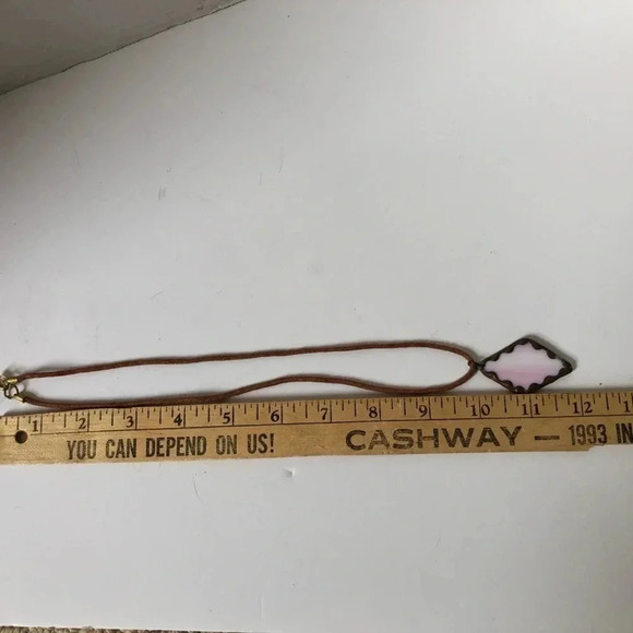 Handmade Stained  Glass Necklace - Picture 7 of 7